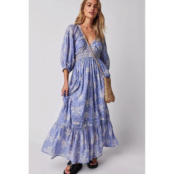 FREE PEOPLE GOLDEN HOUR maxi dress, Size small - Picture 1 of 11
